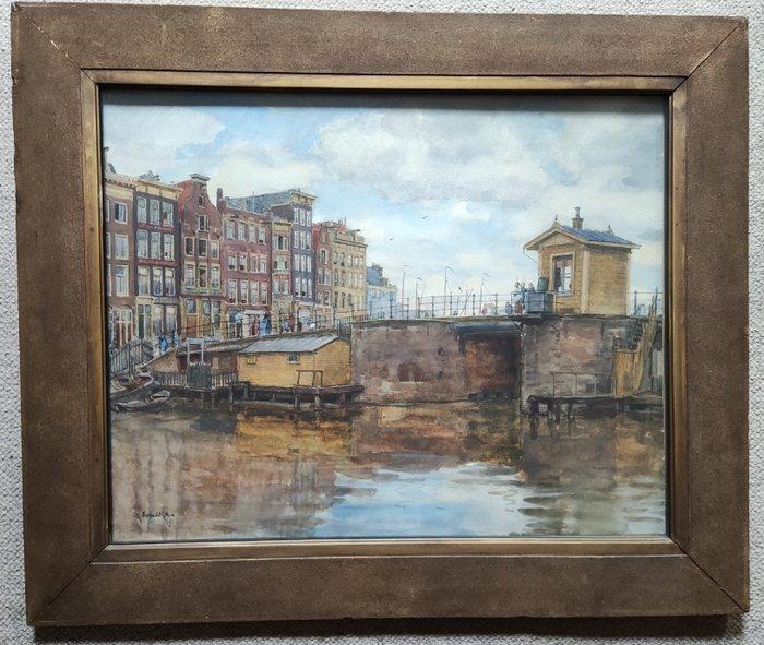Felicien Bobeldijk (1876-1964) - Kraansluis, Antiek en Kunst, Kunst | Schilderijen | Klassiek