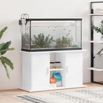 vidaXL Aquariumstandaard 101x41x58 cm bewerkt hout wit, Dieren en Toebehoren, Verzenden, Nieuw