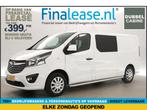 Opel Vivaro 1.6 CDTI L2H1 MARGE DC 6 Pers LED Nav PDC €399pm, Wit, Nieuw, Lease, Opel