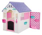 Dolu Garden Wit/Roze Speelhuisje met Accessoires, Verzenden, Nieuw
