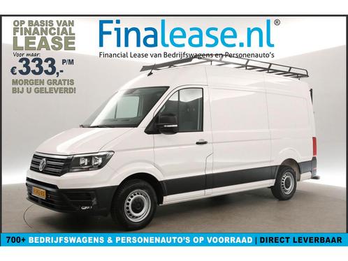 Volkswagen Crafter 35 2.0 TDI L3H3 140PK 3000KG TG €333pm, Auto's, Bestelauto's, Lease, Handgeschakeld, Diesel, Volkswagen, Wit