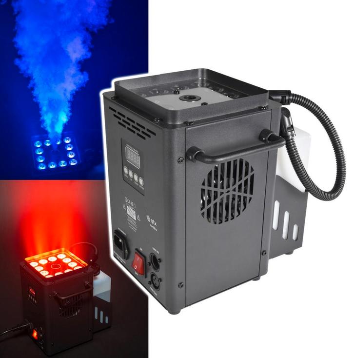 QTX Vertibox Compacte Rookmachine Met LED Verlichting, Muziek en Instrumenten, Licht en Laser, Rookmachine, Nieuw, Verzenden