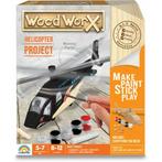 Wood Worx Helicopter Project - Modelbouwset incl. verf, Ophalen of Verzenden, Nieuw