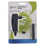 Emos Universele Stroom Adapter met USB 2250mA - 100-240V AC, Doe-het-zelf en Verbouw, Elektra en Kabels, Verzenden, Nieuw