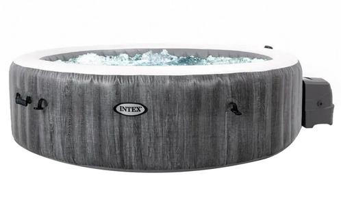 Intex Pure Spa Greywood Deluxe opblaasbare spa - 4 persoons, Tuin en Terras, Zwembaden, Nieuw, Minder dan 200 cm, Rond, Verzenden
