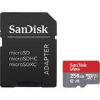 SanDisk Ultra microSDXC 256GB + Adapter, Verzenden, Zo goed als nieuw