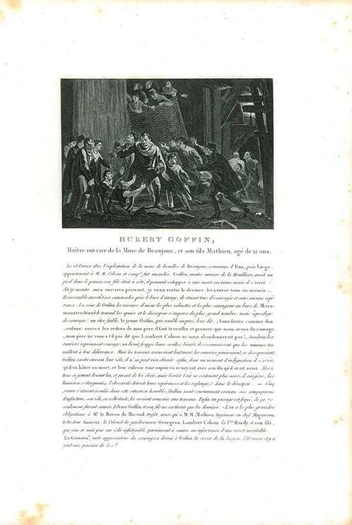 Portrait of Hubert Goffin, Antiek en Kunst, Kunst | Etsen en Gravures