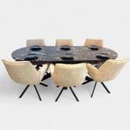 Cosmic Black Tafel  Plat Ovaal 90X220 CM, Huis en Inrichting, Nieuw