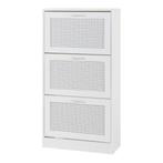 Schoenenkast Vesilahti met 3 vouwdeuren 115x60x23,5 cm wit [, Huis en Inrichting, Verzenden, Nieuw