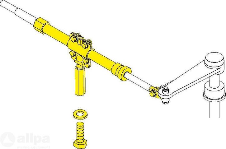 SEASTAR STRINGER MONTAGESET  67 MM, Watersport en Boten, Bootonderdelen, Nieuw, Zeilboot of Motorboot, Ophalen of Verzenden