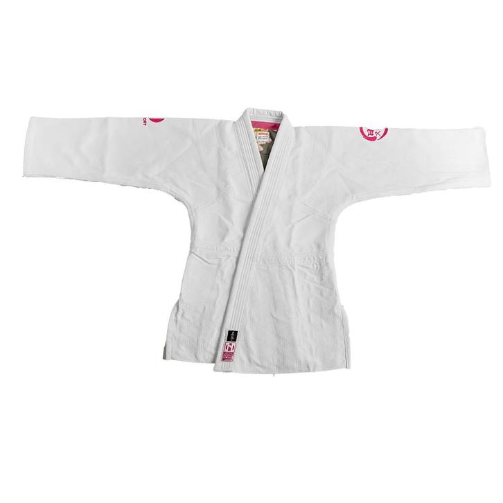Nihon Meiyo 2.0  judopak dames | Wit / Roze (Maat: 175), Sport en Fitness, Vechtsporten en Zelfverdediging, Vechtsportpak, Nieuw
