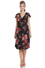 Voodoo Vixen, Sophia Floral Wrap Dress in Small., Kleding | Dames, Verzenden, Nieuw