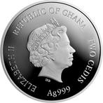 Ghana. 2 Cedis ND Aries Baby Zodiacs, 1/2 Oz (.999) Proof