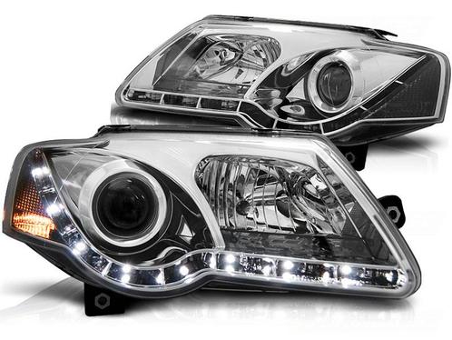 Koplampen VW Passat 3C met echte dagrijlicht helder chroom, Auto-onderdelen, Overige Auto-onderdelen, Ophalen of Verzenden