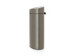 Brabantia Touch Bin Prullenbak - 40 liter - Platinum, Verzenden, Zo goed als nieuw