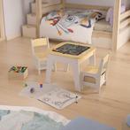 Kinderzitgroep Milou - Met 2 stoelen en 1 tafel - Naturel, Verzenden, Nieuw