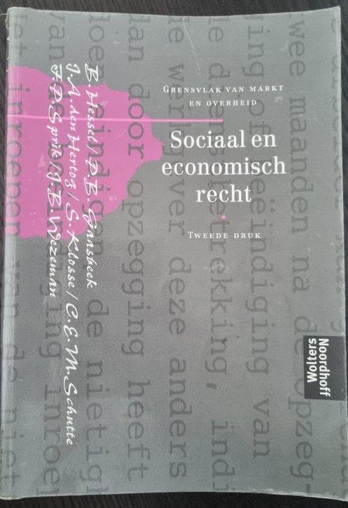 Sociaal en economisch recht 9789001385811 HESSEL, Boeken, Wetenschap, Gelezen, Verzenden