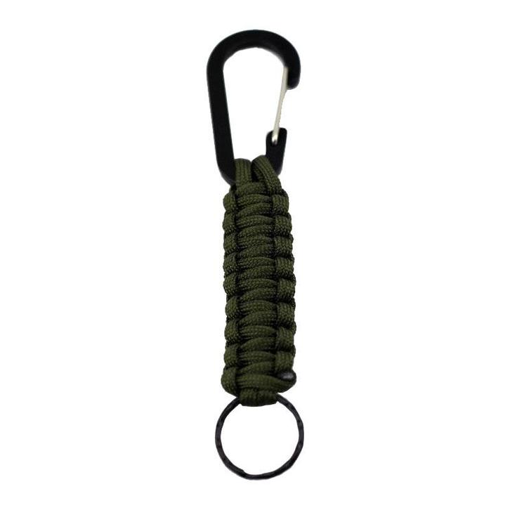 Paracord Sleutelhanger Leger groen - Karabijn, Doe-het-zelf en Verbouw, Overige Doe-het-zelf en Verbouw, Nieuw, Ophalen of Verzenden