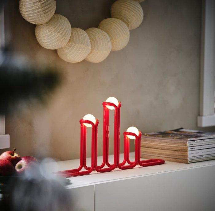 IKEA - Gustaf Westman - Lamp - STRÅLA kandelaars - Staal -, Antiek en Kunst, Antiek | Lampen