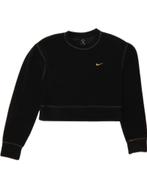 NIKE Womens Dri Fit Crop Fleece Jumper UK 6 XS Black, Verzenden, Nieuw