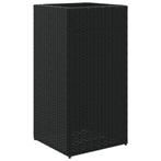 Plantenbak 40x40x80 Zwart - Retourdeal - 71% Korting!, Kunststof, Minder dan 60 cm, Vierkant, Nieuw