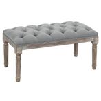 TRUUSK Gestoffeerde Bank, Bank, Bedbank Met Linnenlook, Make, Verzenden, Nieuw