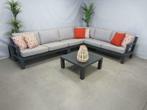 Te Velde tuinmeubelen lauren aluminium hoek-lounge set 5, Tuin en Terras, Tuinsets en Loungesets, 5 zitplaatsen, Bank, Loungeset