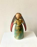 Kerstbeeldje Wendt & Kühn - Brokatengel - Hout - Großer, Nieuw