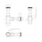 Design Fonteinsifon Clou Mini Suk tbv Fonteinen Mat Wit, Doe-het-zelf en Verbouw, Sanitair, Ophalen of Verzenden, Nieuw