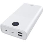 Phreeze Powerbank 30000 mAh - Wit - Snellader - 2x USB-A, Ophalen of Verzenden, Nieuw