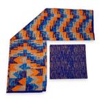 Afrikaanse stof - Two-Tone print Polycotton - 6 yard Combina, Ophalen of Verzenden, Nieuw