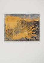 Antoni Tapies (1923-2012) - Ondulation jaune