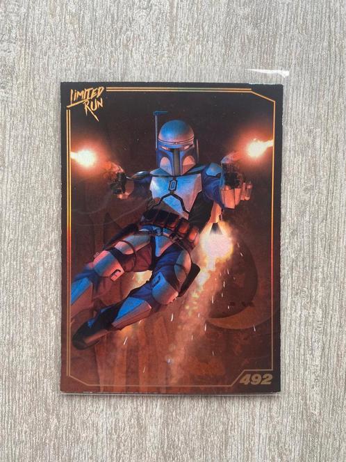 Gen1 #492 Gold Star wars bountyhunter Limited run games T..., Hobby en Vrije tijd, Verzamelkaartspellen | Overige, Zo goed als nieuw