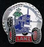 Lanz tractor speld blauw met krans- zilverkleurig, Verzamelen, Verzenden, Nieuw, Transport, Speldje of Pin