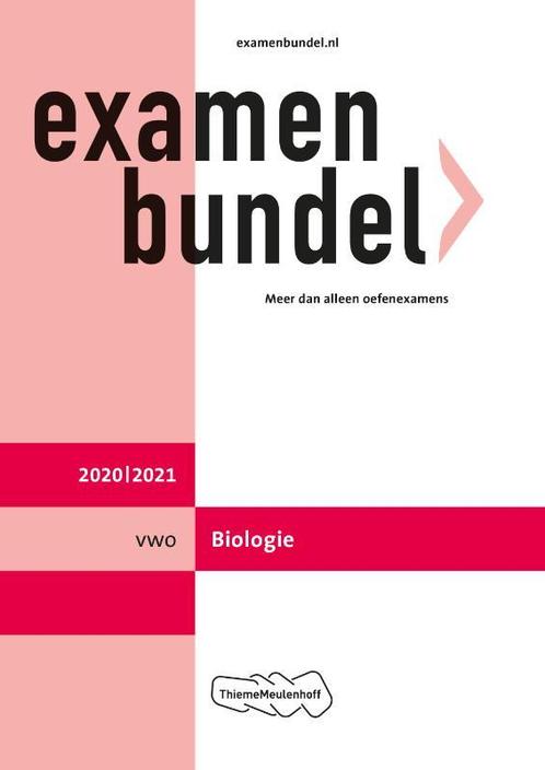 Examenbundel vwo Biologie 20202021 9789006781571, Boeken, Studieboeken en Cursussen, Zo goed als nieuw, Verzenden