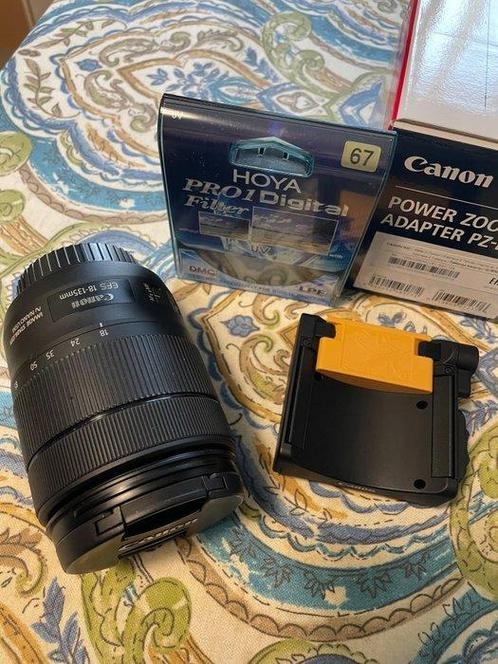 Canon EF-S 18-135mm Nano USM + PZ-E1 Zoomlens, Audio, Tv en Foto, Fotocamera's Digitaal