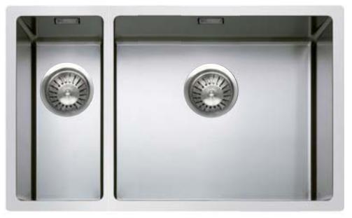 Spoelbak glanzend RVS 40x68x20 CM HorecaTraders, Zakelijke goederen, Horeca | Meubilair en Inrichting, Verzenden