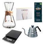 Chemex starter kit 3-Kops (slow coffee), Ophalen of Verzenden, Nieuw