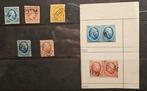 Nederland 1852/1864 - Gebruikte Koning Willem III-stempels:, Postzegels en Munten, Postzegels | Nederland, Gestempeld