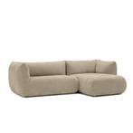 Loungebank Veendam - loungebanken - Beige, Huis en Inrichting, Banken | Sofa's en Chaises Longues, Nieuw, Stof
