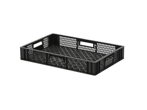 SALE - Stapelkrat - 600x400xH99mm - zwart, Diversen, Overige Diversen, Nieuw, Ophalen of Verzenden