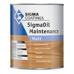 SigmaOil Maintenance Matt - 3 liter - Onderhoudsolie - Tr..., Doe-het-zelf en Verbouw, Verf, Beits en Lak, Overige kleuren, Nieuw