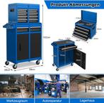 Gereedschapswagen - Werkplaatswagen - Met laden - Blauw - CO, Verzenden, Zo goed als nieuw