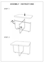 SALONTAFEL CEBU CM 75X55X46,5, Huis en Inrichting, Ophalen of Verzenden, Nieuw