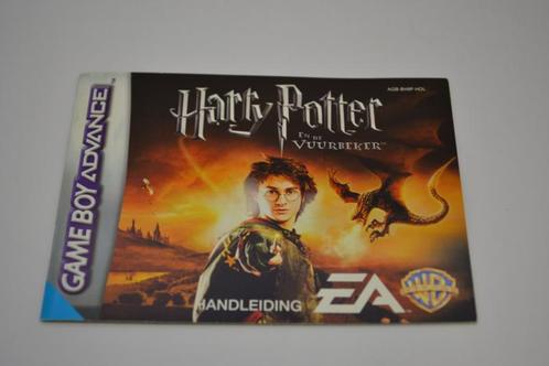 Harry Potter en de Vuurbeker (GBA HOL MANUAL), Spelcomputers en Games, Spelcomputers | Nintendo Portables | Accessoires, Zo goed als nieuw
