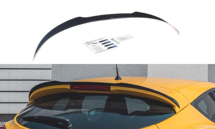Spoiler cap Renault Megane 3 RS Maxton Design glans zwart, Auto-onderdelen, Overige Auto-onderdelen, Ophalen of Verzenden
