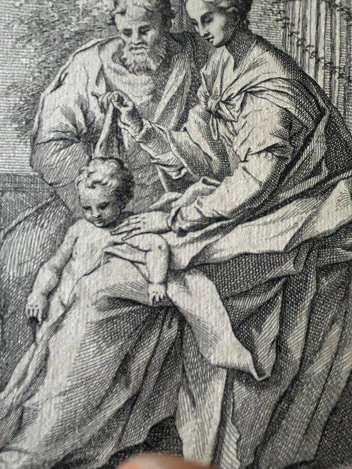 George Bickham il Giovane (XVIII) - Sacra famiglia, Antiek en Kunst, Antiek | Overige Antiek