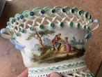 Lille - Lille painted openwork basket - Mand - Keramiek