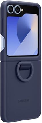 Samsung Galaxy Z Flip6 hoesje - Silicone Case - Navy Blauw, Ophalen of Verzenden, Zo goed als nieuw