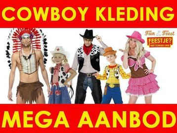 Cowboy carnavalskleding- Mega aanbod cowboy carnavalskleding